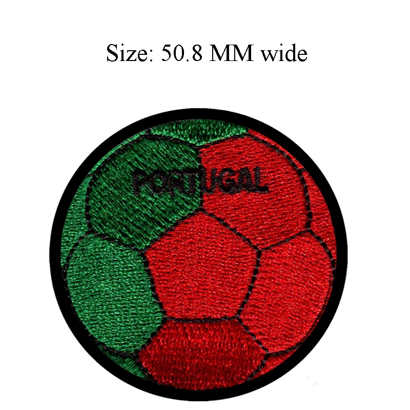 50 8 мм широкий португальский флаг патч для футбольного мяча доставка в школу