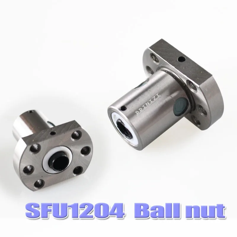 SFU1204 шариковая гайка 12 мм шариковый винт Одиночная для RM1204 Корпус кронштейн CNC DIY