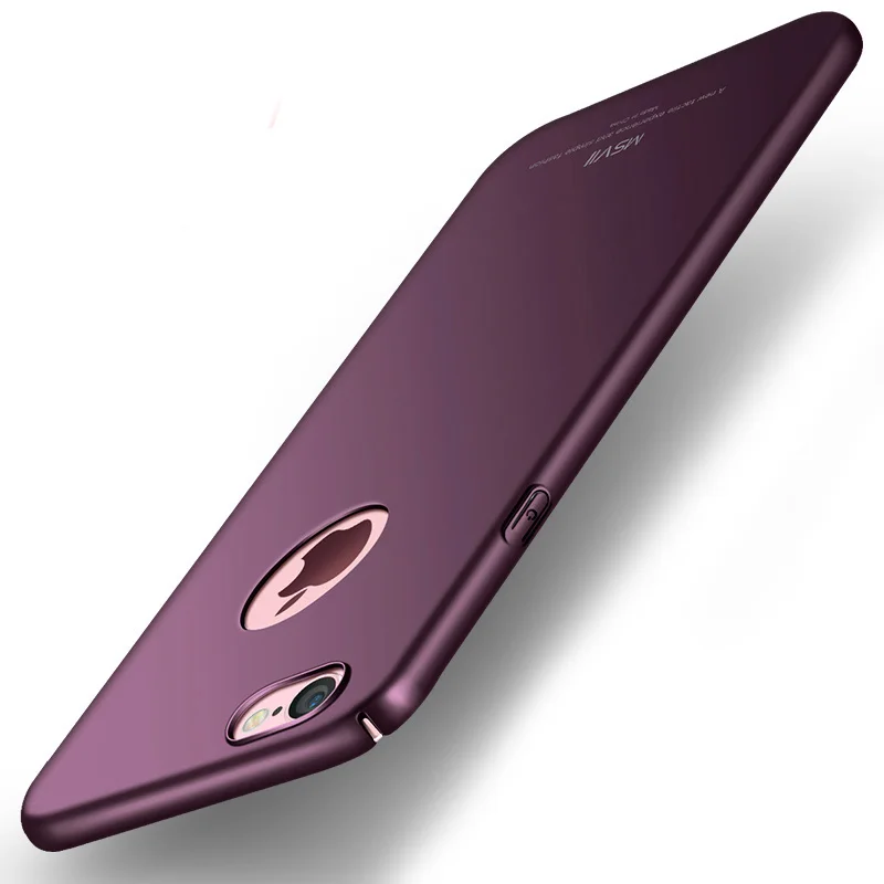 Оригинальный MSVII бренд для iPhone 6 6s Матовый Жесткий чехол PC Coque Plus Тонкий чехлы
