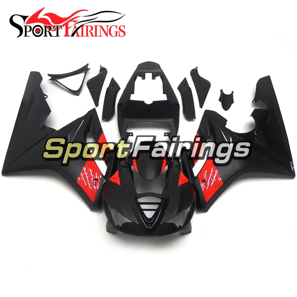

Matte Black Red Cowlings for Triumph Daytona 675 2009 2010 2011 2012 09 10 11 12 ABS Plastic Injection Bodywork Motorbike Panels