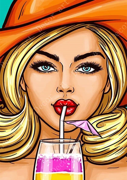 Популярная музыка Cola летние праздничные холщовые картины для девочек винтажные