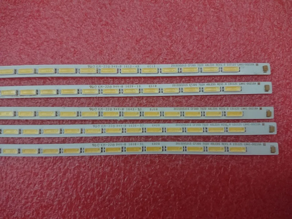 Новинка 5 шт. 400 мм 48 светодиодов светодиодная лента для подсветки Samsung SF350 SF351 C32F391FW