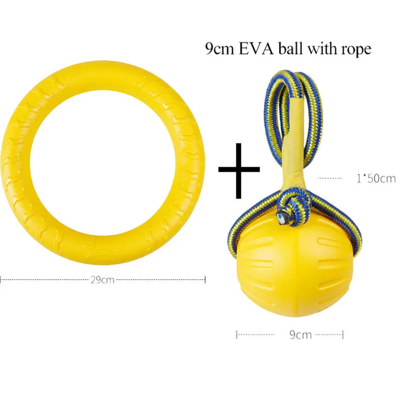 29 rings 9cm 1 шт. EVA игрушки для собак товары для домашних животных жевательная игрушка интерактивный Съемник укус Игрушки для маленьких больших собак аксессуары для обучения продукты Apr30 - Цвет: 29 rings 9cm