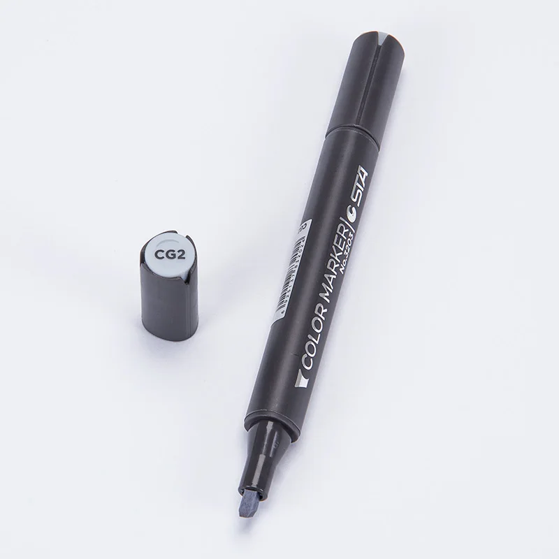 STA3203-120 STA 1 шт., двуглавый набор маркеров для художника, манга, дизайн, школьный рисунок, эскиз, маркеры, ручка, художественные принадлежности - Цвет: STA3203-120