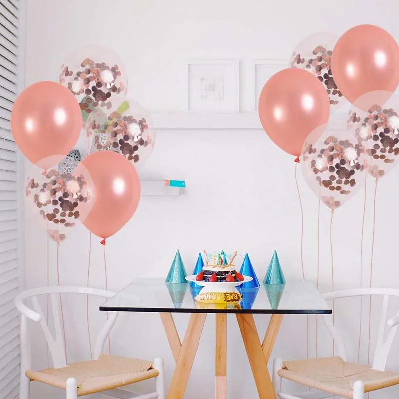 

8Season Bachelorette Party Balony Rose Gold Wedding Balloons Ballon Anniversaire Globos Baby Shower Home Decoration Accessories