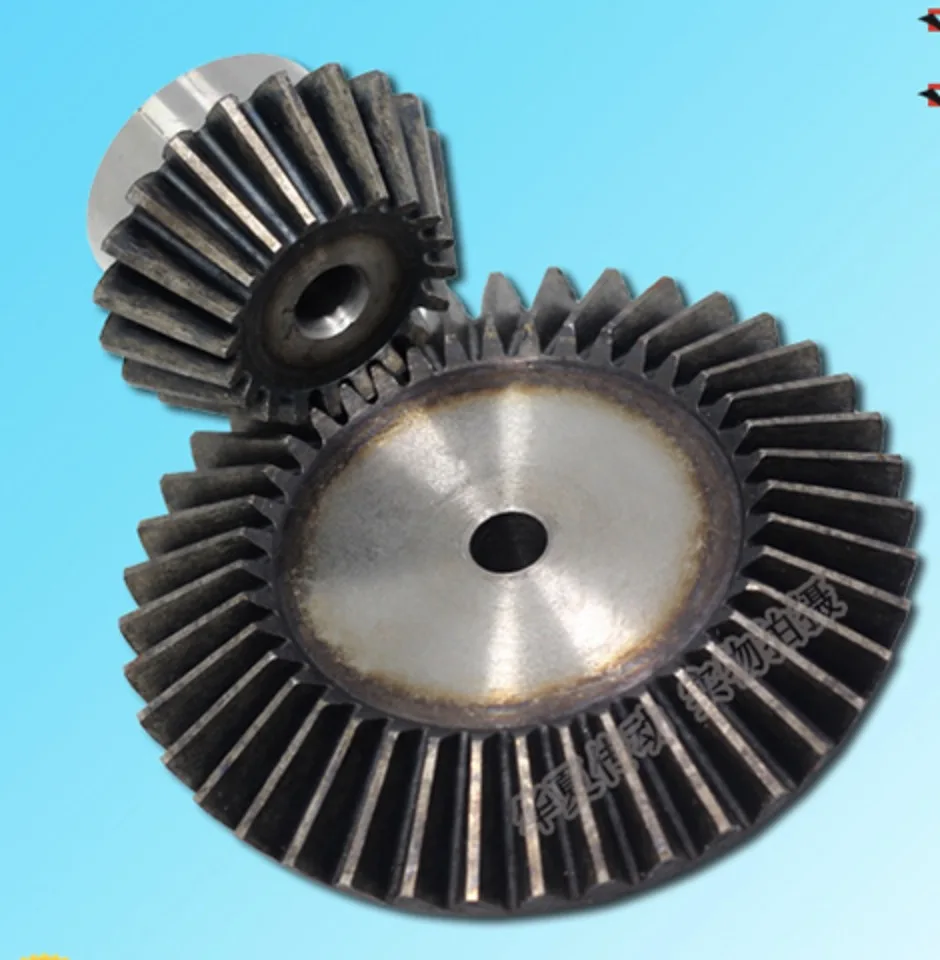 

1Set 2.5M-20/40T -1:2 Precision Umbrella Bevel Gear Standard -Gear Diameter:102mm/54mm (hole d:12mm/12mm)