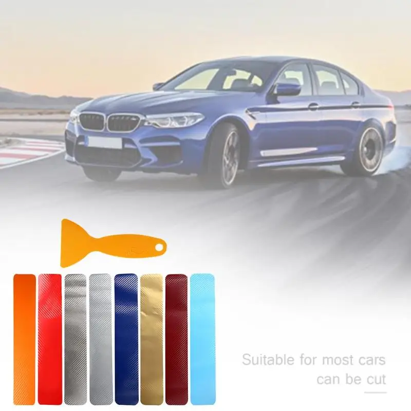 4 шт./компл. универсальные наклейки для автомобиля сделай сам 3D углеродное