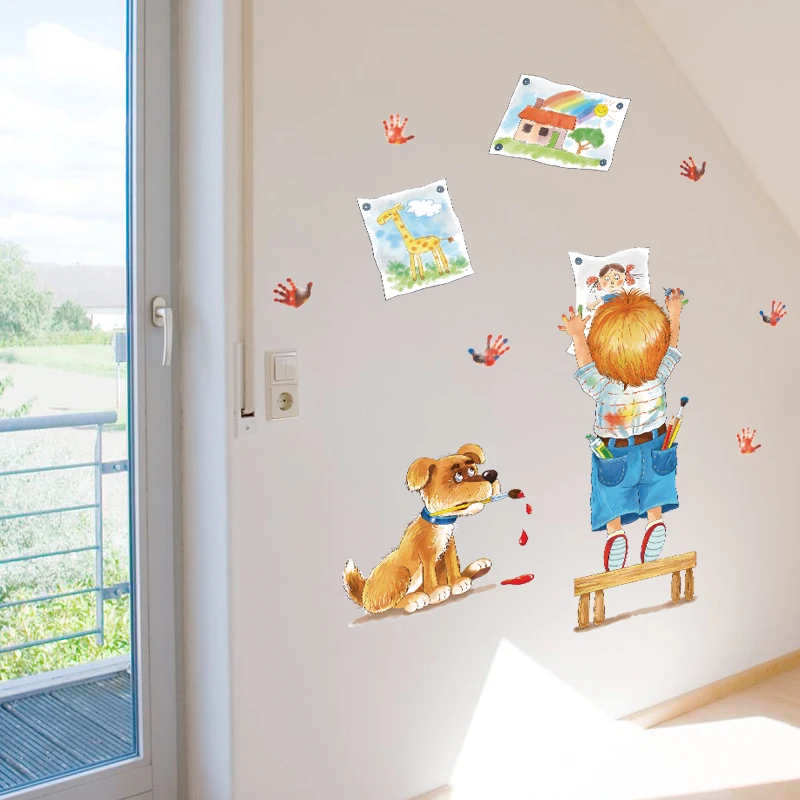 

SK7007 Wall Sticker For Kids Rooms Cartoon Nursery Bathroom Children Room Home Decor Wall Decals