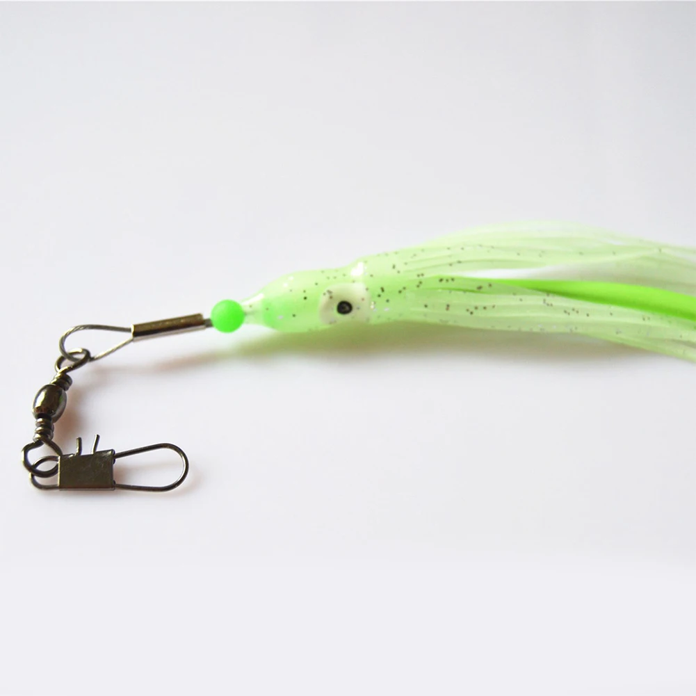 Мягкий 5 крючков приманка кальмар светящийся прочный тропический ночник крючок