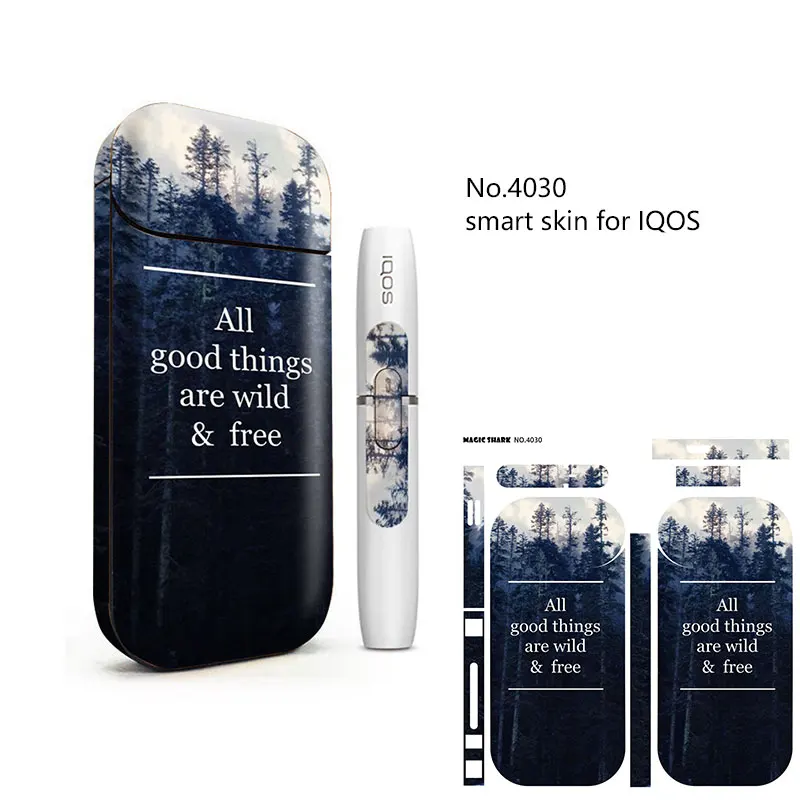 Защитная пленка Magic Shark Модный чехол из ПВХ для IQOS 2 4 Plus защитный электронной