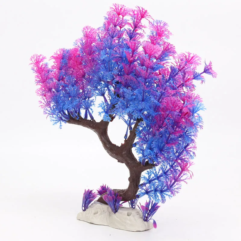 27 см воды трава дерево аквариумные растения для аквариума украшения аксессуары