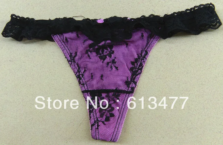 Случайный стиль модные кружевные женские сексуальные трусики нижнее белье