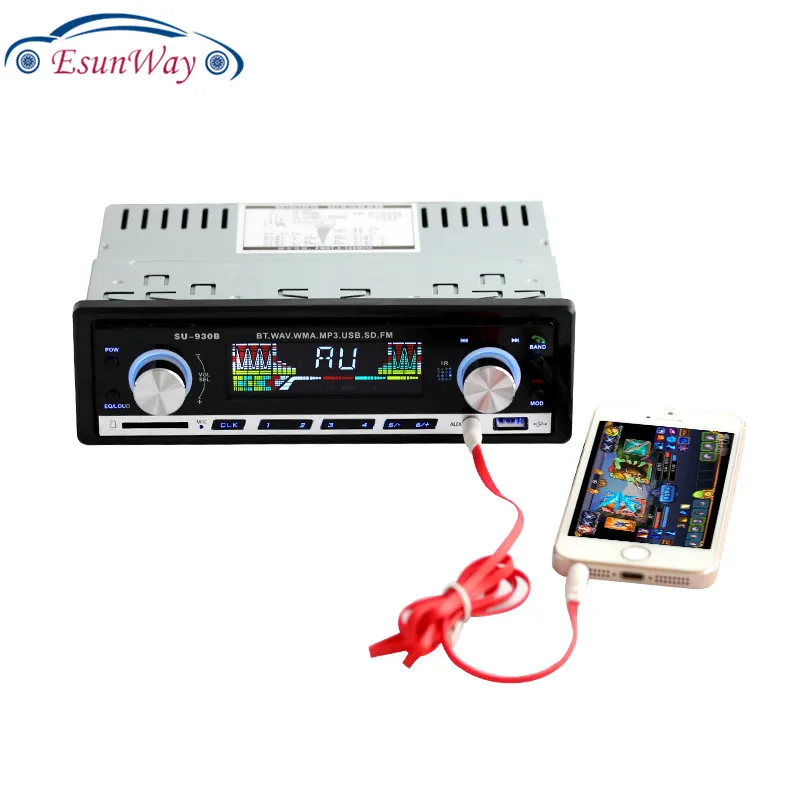 Автомагнитола Fernbedienung 100% оригинал стерео-плеер Bluetooth телефон MP3 FM USB 1 Din для Iphone 12 В