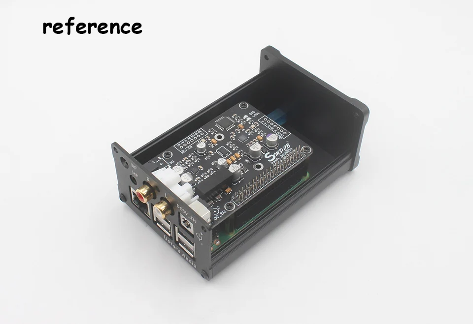 TDA1305T декодер ЦАП Плата цифрового вещания сетевой плеер для Raspberry Pi 2B 3B 3B+ декодирование на ies 32 бит 384 кГц DSD128
