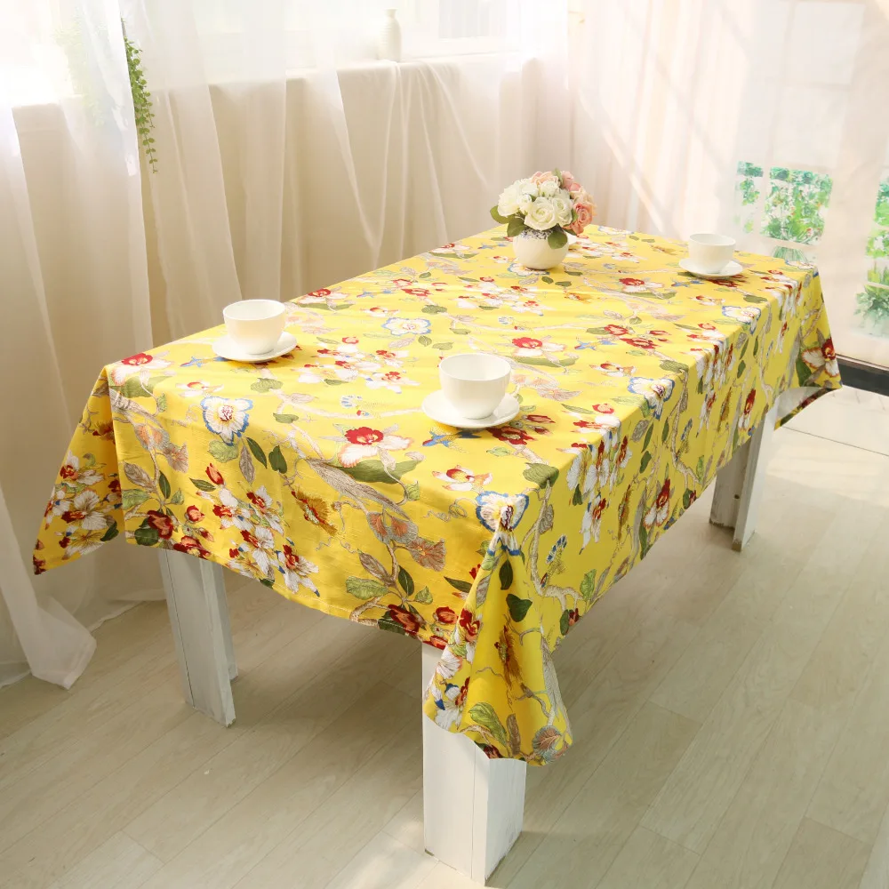 Красная Цветочная скатерть WLIARLEO для вечерние НКИ свадебная журнального столика