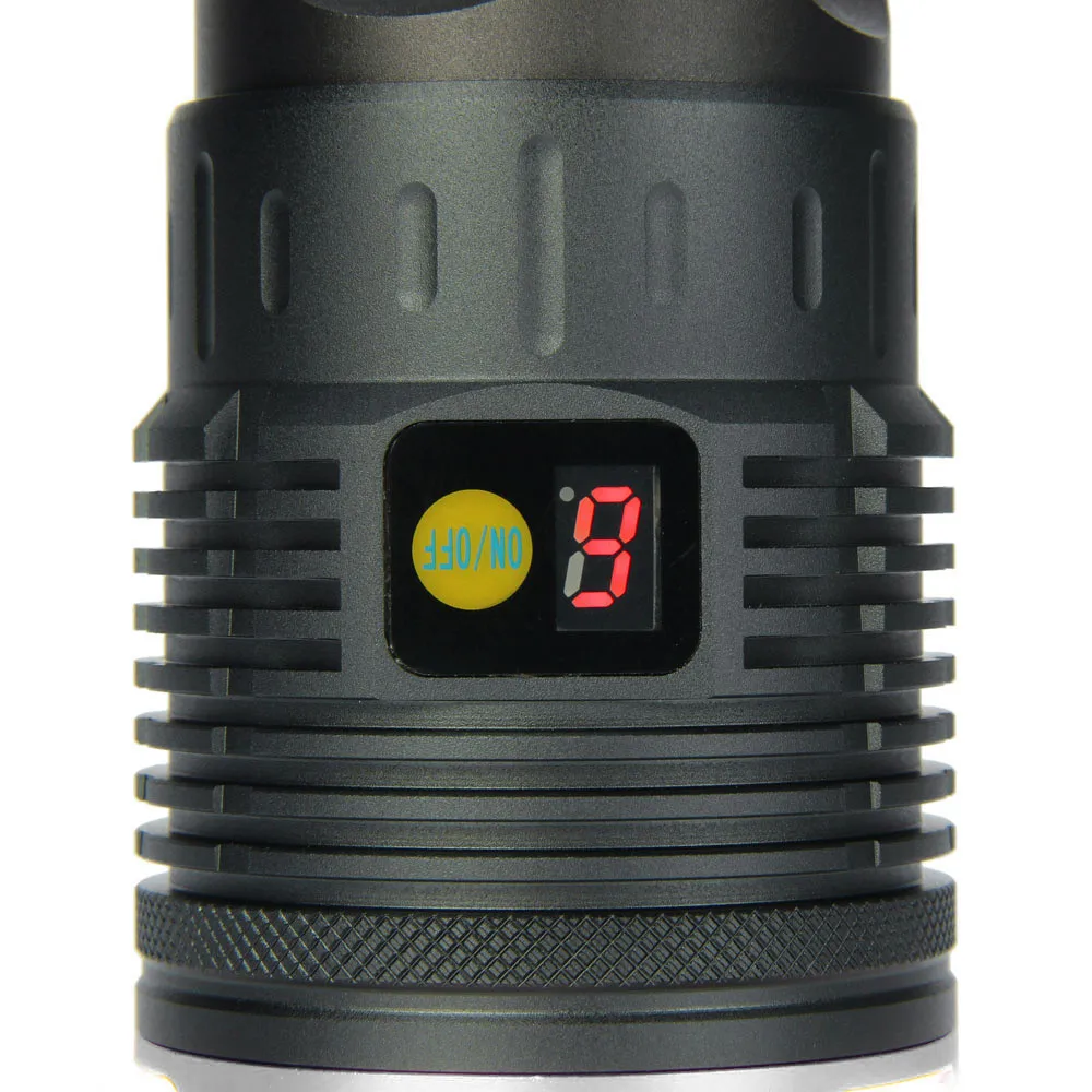 Supwildfire лм 15 x XM-L T6 светодиодный фонарик с питанием и режимом цифровой дисплей для