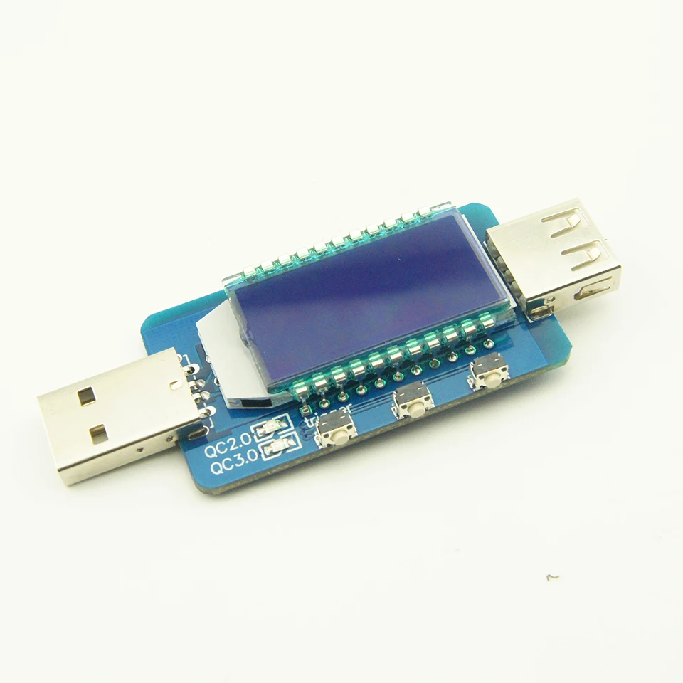 Фото QC2.0 QC3.0 USB lcd электронная афера детектор Измерители напряжения QC2.0 QC3.0 USB lcd электронная афера детектор Измерители напряжения