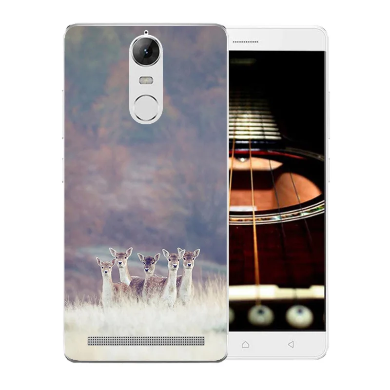 Чехол для телефона Lenovo K5 Note A7020 Pusscat с узором из кожи 5 дюймов Funda Мягкий ТПУ