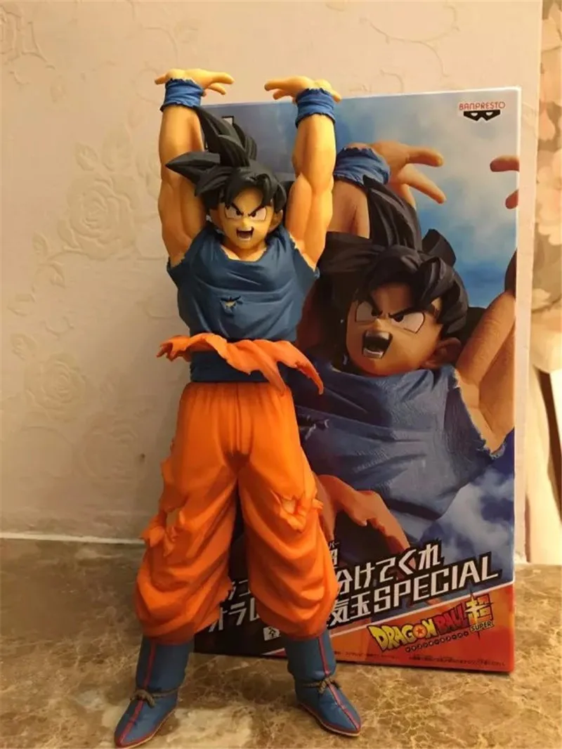 Новейшая аниме Dragon Ball Son Goku Genki Dama Spirit Bomb экшн фигурка Brinquedos DragonBall Коллекционная