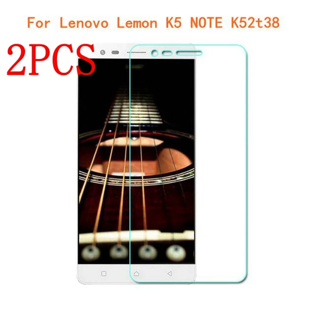 Закаленное стекло для Lenovo Lemon K5 NOTE 2 шт. защита экрана Защитная пленка A7020 A7020a40 A7020a48