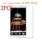 Закаленное стекло для Lenovo Lemon K5 NOTE, 2 шт., защита экрана, Защитная пленка для A7020 A7020a40 A7020a48, стекло