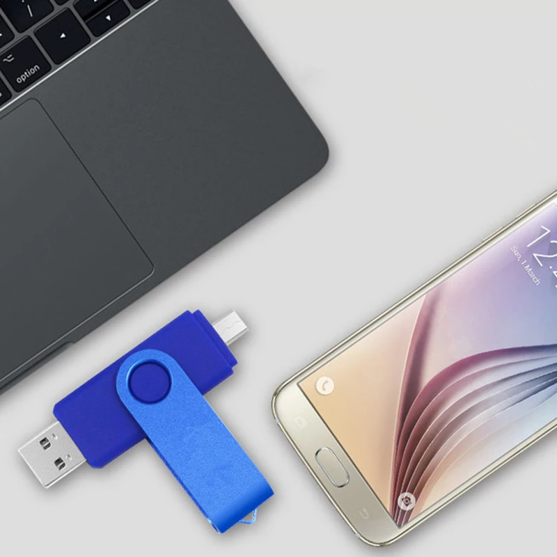 BRU 16GB32GB64GB OTG USB флэш накопитель для телефона поворотный Android Pendrive USB3.0 Memory Stick OEM на