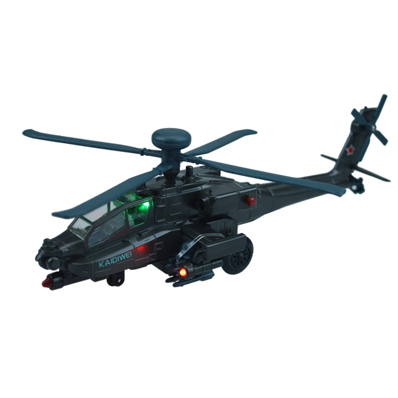 Boeing AH 64 Apache вертолетные вертолеты детская игрушка модель игрушечный самолет для