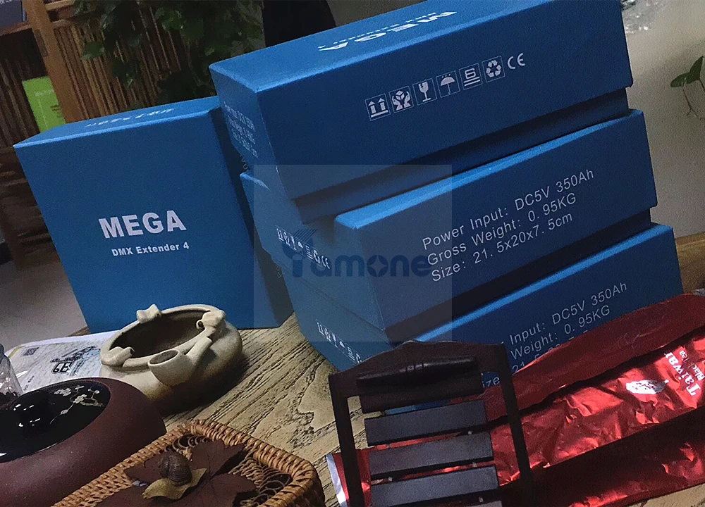 1 шт./лот DMX Expandor 4 выход DMX Мега DMX расширение 4 единицы Run контроллер mA onpc программного обеспечения DPU мини контроллер коробка