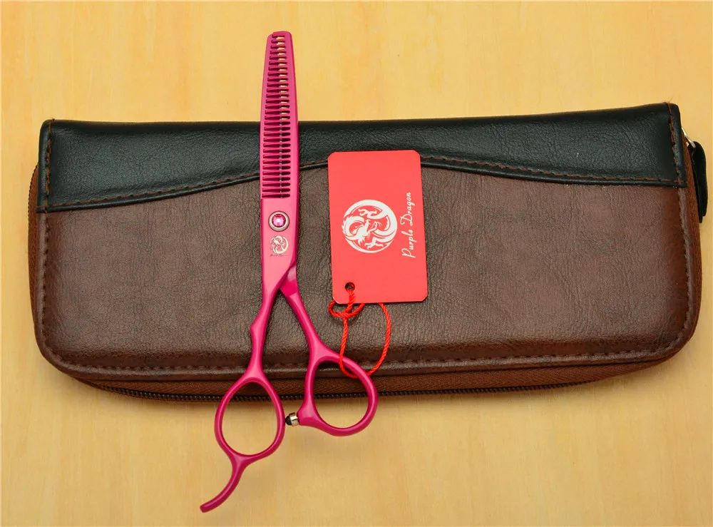 Профессиональные Парикмахерские ножницы Z8001 с левой ручкой 6 0 дюйма фиолетовый