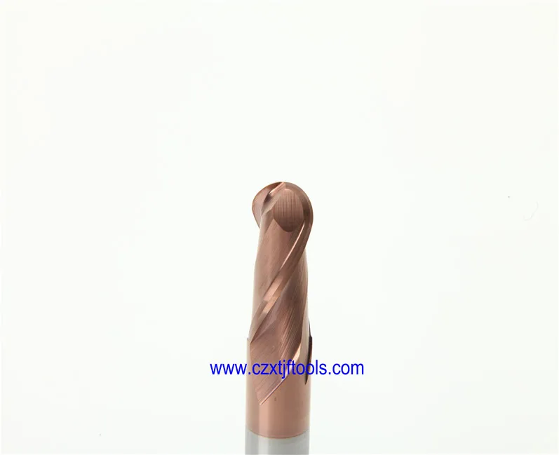 

JF R2 * 8 * D4 * 50 твердосплавная 2 Флейта концевая фреза, метрическая, 55HRC, с покрытием TiXCo, общая длина 50 мм