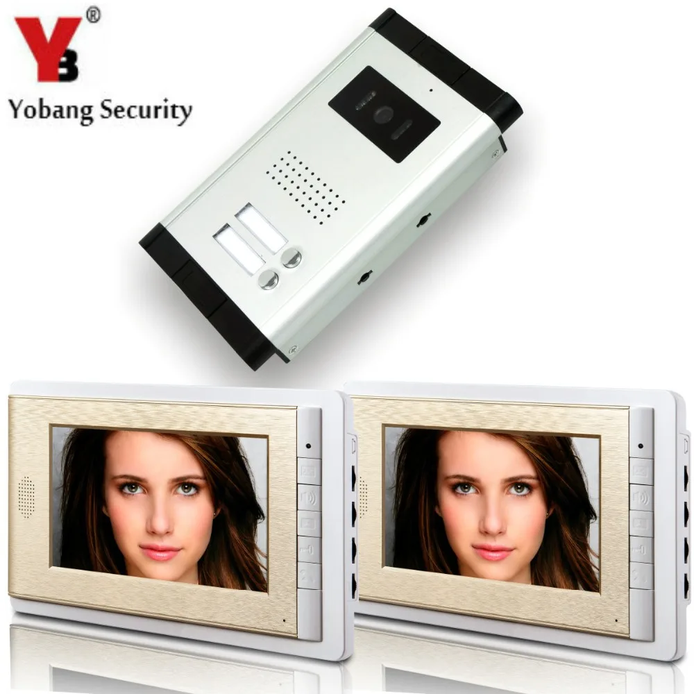Видеодомофон YobangSecurity устройство связи для квартиры монитор 7 дюймов дверной