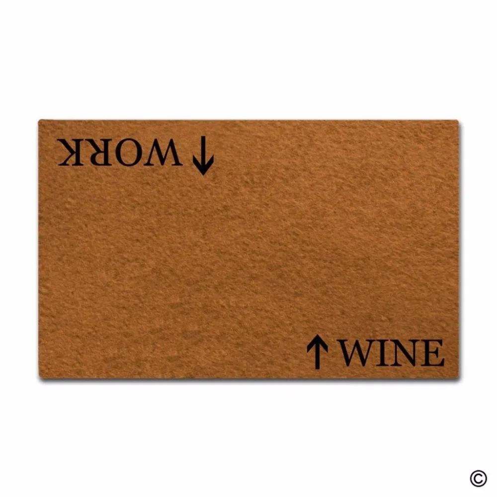 Входной Забавный и CreativeFunny коврик с рисунком рабочий для винной двери