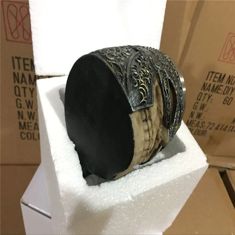 3D кружки Knight Skull в масках двухслойные кофейные из нержавеющей стали с черепами