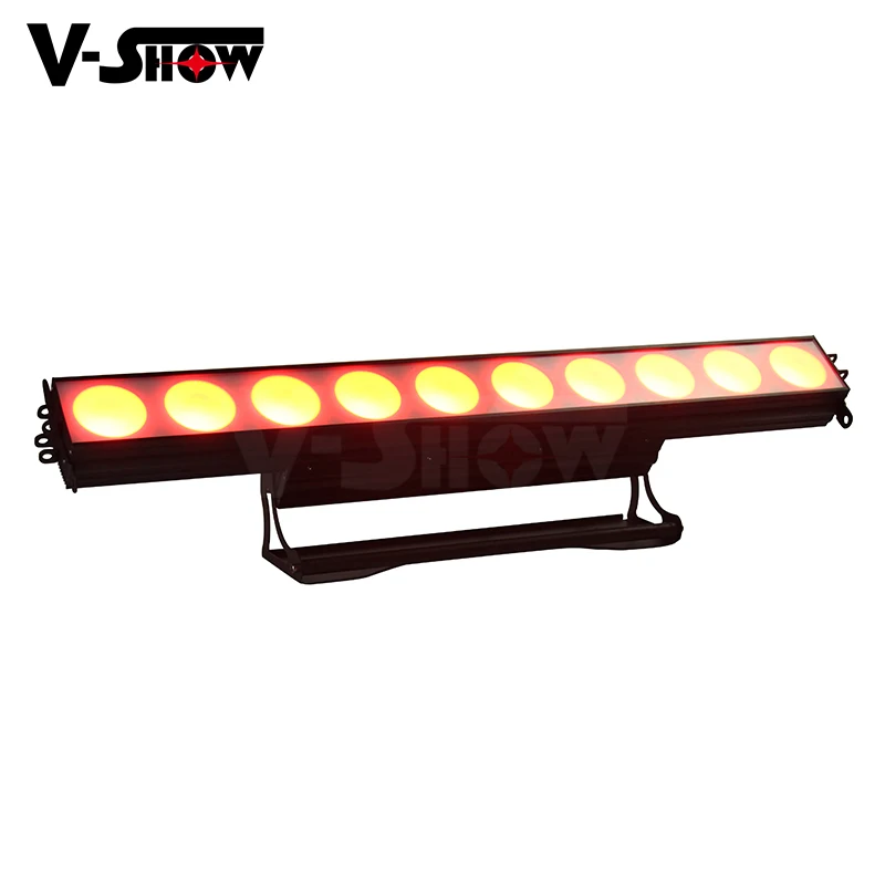 Vshow настенная шайба светодиодный светильник 10 точек 30 Ватт RGBW 4в1 Led COB Dj диско Dmx