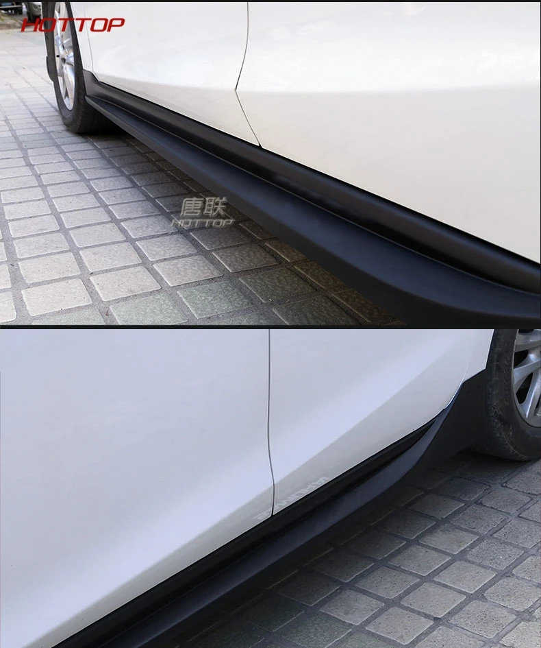 Unpaint боковые юбки дном расширение подходит для Mazda 3 AXELA