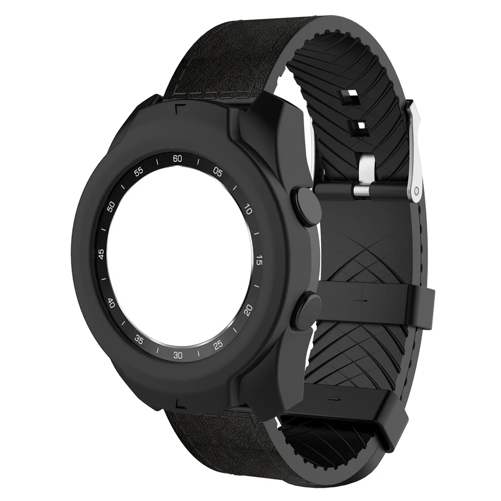 Защитный чехол Hangrui для умных часов Ticwatch Pro чехлы с полным покрытием силиконовый