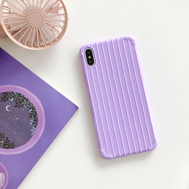 3D Полосатый чехол для телефона, чехол s для iPhone X, 7, 8, 6, 6S Plus, простой силиконовый мягкий ТПУ чехол для iPhone XS, чехол для MAX XR Coque