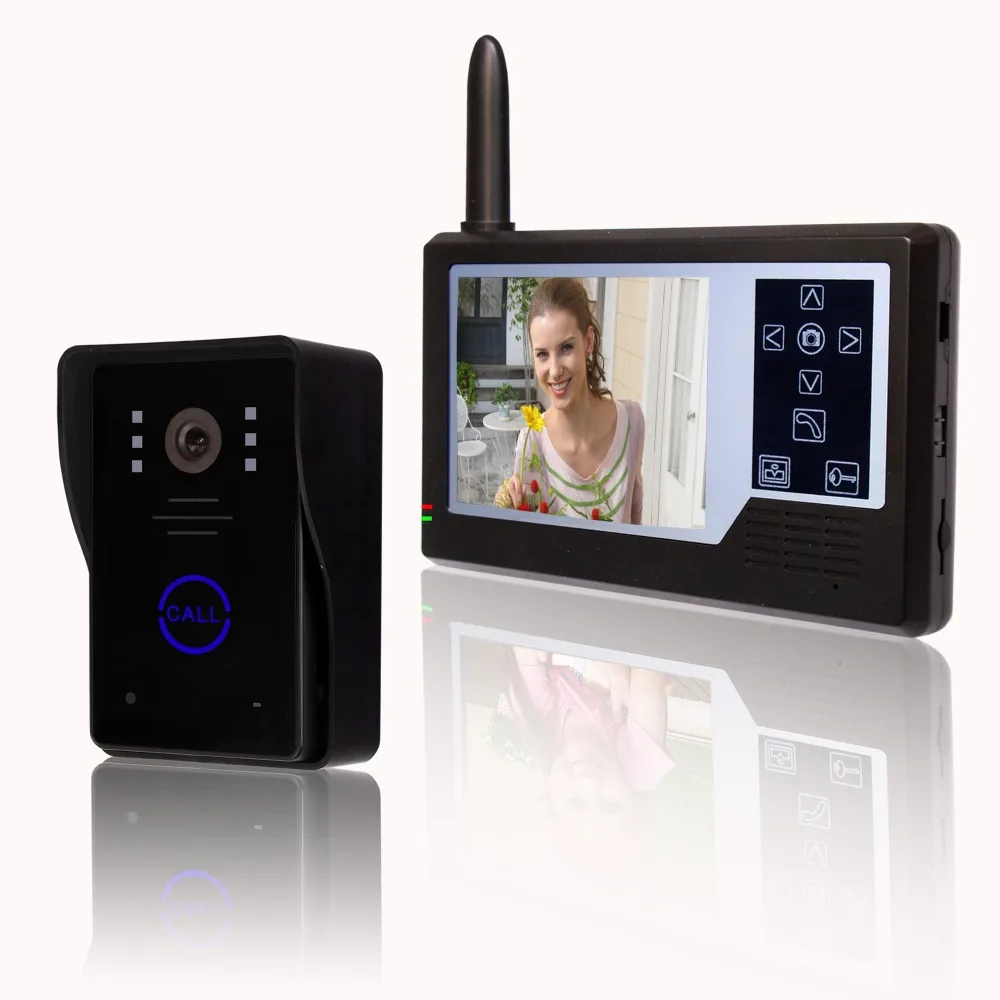 Беспроводной видеодомофон 3 5 &quotTFT ЖК монитор 2 4 ГГц|video door phone intercom|door intercomphone intercom |