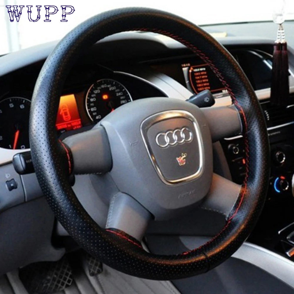 Кожаный мягкий чехол на руль CARPRIE сделай сам нескользящий с иглами Nov1 Прямая