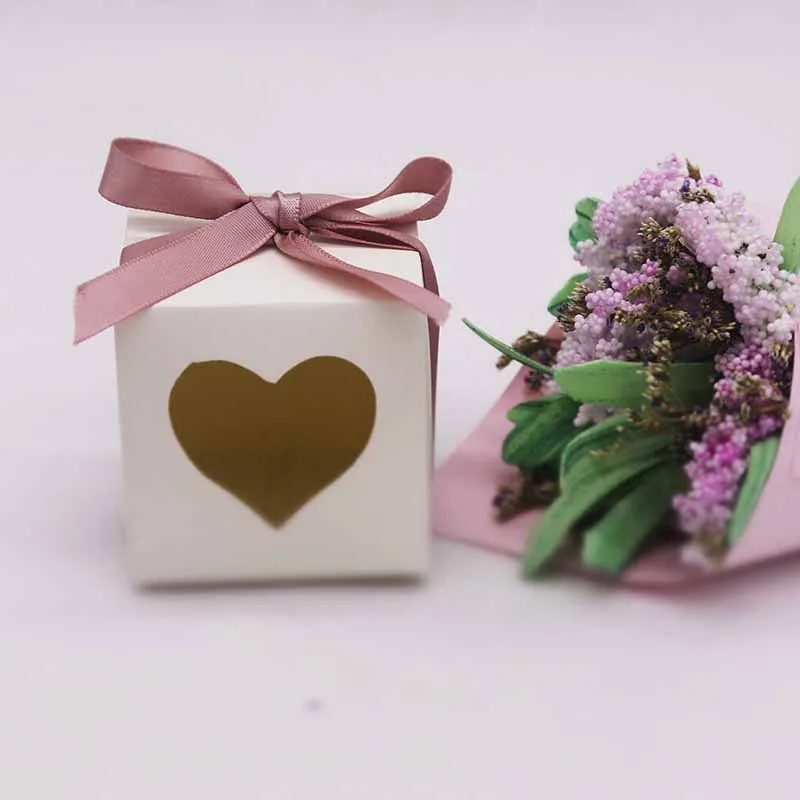2019 новый милый 5*5*5 см Упаковка из 5 шт белый/черный/коричневый цвет бумажные