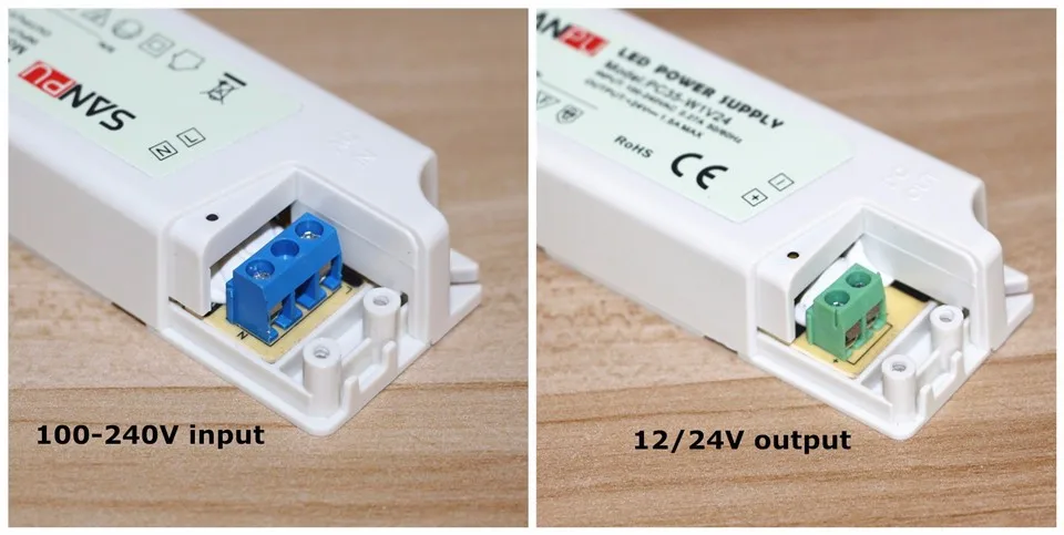 Высококачественный трансформатор освещения 12 V 24 V Драйвер для светодиодного освещения для 3528 5050 RGB led полосы света адаптер питания 15 W 35 W 60 W