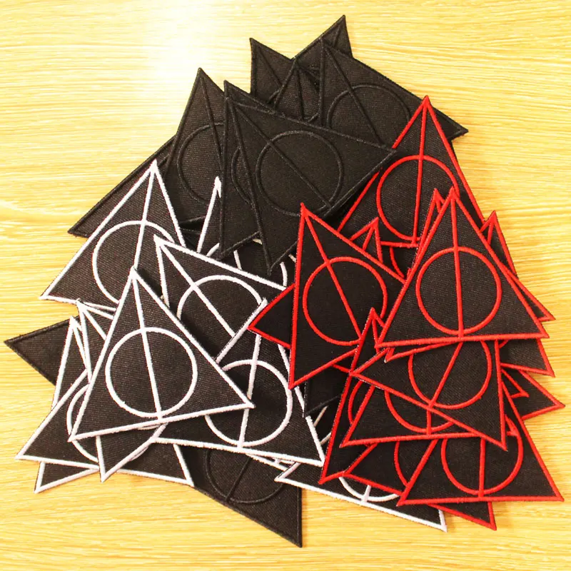 DIY крюк петля патч вышитые патчи для одежды мальчиков Deathly Hallows железо на одежду