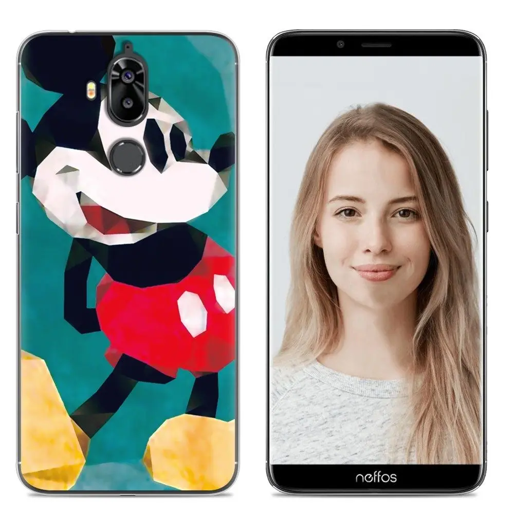 Мягкий чехол для телефона, силиконовый чехол для TP-LINK Neffos X9, 5,99 дюйма, модный прозрачный чехол из ТПУ с красочным рисунком - Цвет: 12