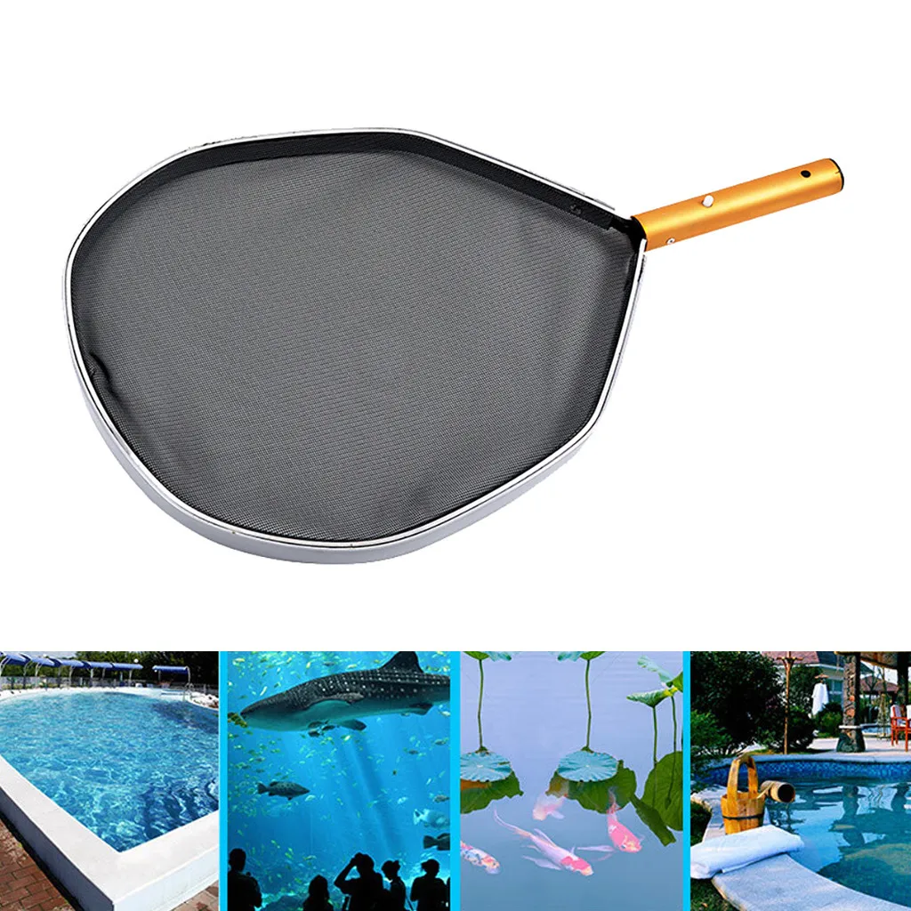 Practical swimming pool cleaning net to strengthen the swimming pool net leaf net frame net skimmer cleaning pool spa tools