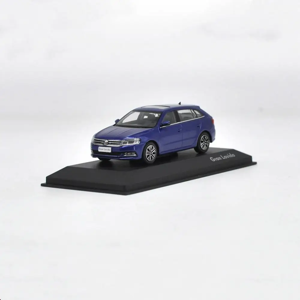 1/43 VW Volkswagen Gran Lavida 2016 Синяя Игрушечная модель автомобиля под давлением|Наземный