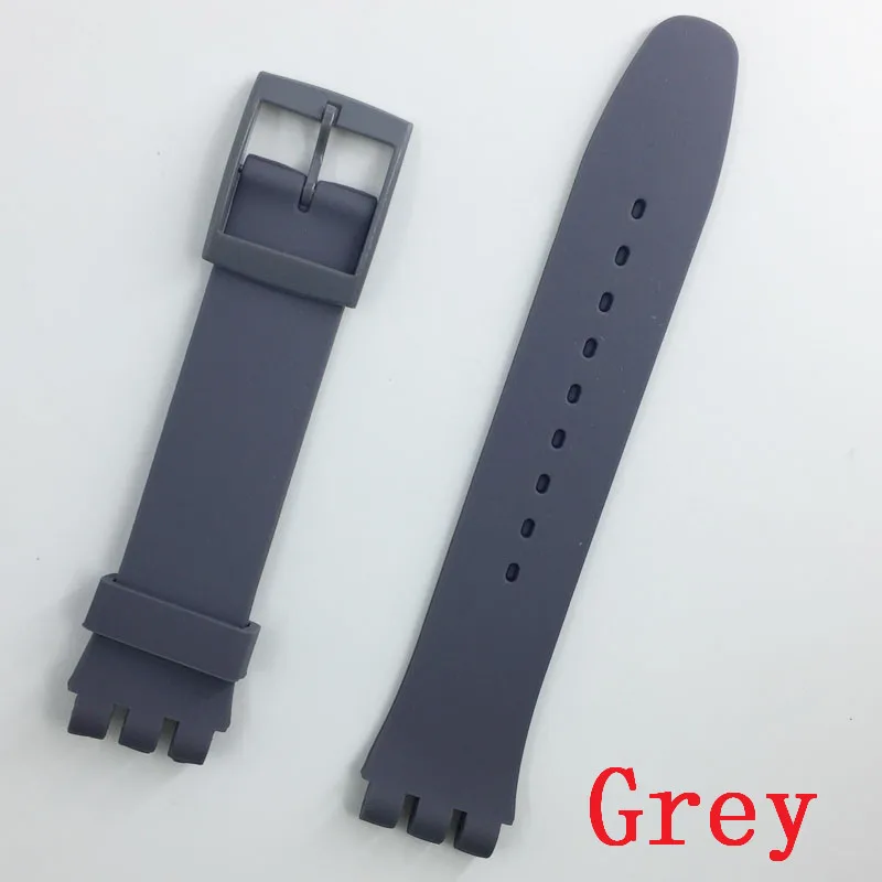 MR NENG аксессуары для часов образец ремешка Пряжка для SWATCH силиконовый черный темно-синий красный ремешок для часов 16 мм 17 мм 19 мм 20 мм резиновый ремешок