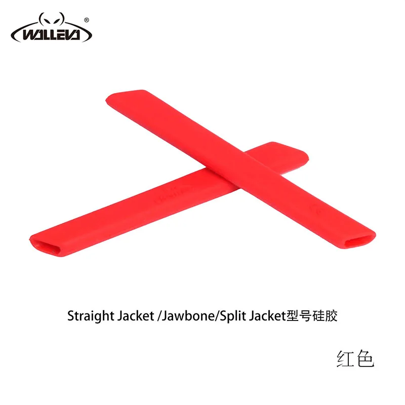 Walleva Earsocks для Oakley Jawbone/Разделение куртка/минуту 2.0/Солнцезащитные очки для женщин 8 видов цветов доступны - Цвет: Красный