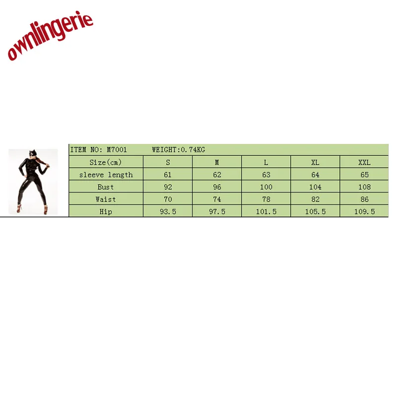 Костюмы Zentai/Catsuit тип и костюмы Тип Продукта Сексуальный облегающий кожаный комбинезон, искусственный латекс wetlook комбинезоны с кошачьей маской