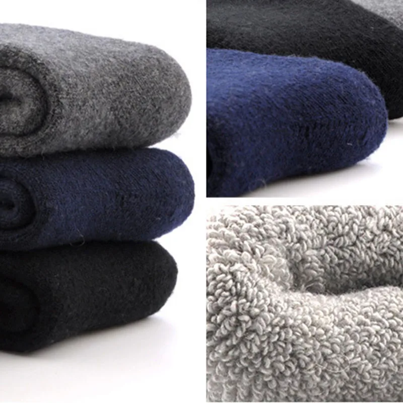 Носки мужские шерстяные прочные зимние в стиле Канады повседневные Модные