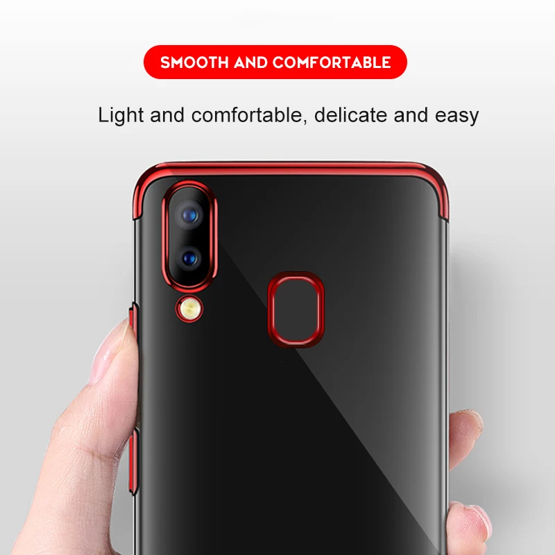 

TPU Plating Phone Case For Samsung Galaxy A70 A80 A60 A50 A30 A10 A20 E M10 M20 M30 Clear Cover For Samsung A 70 50 30 M 10 20